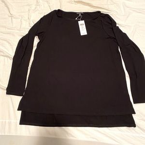 Eileen Fisher bateau neck top